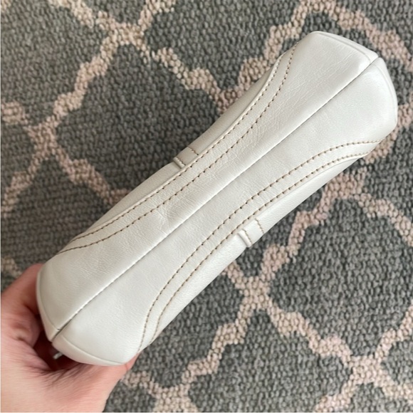 COACH White Leather Clutch/Pouch - Picture 6 of 9